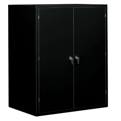 HON Brigade Series Five-Shelf Storage Cabinet - High Storage Cabinet, 36w by 24d by 72h , Black (HSC2472)