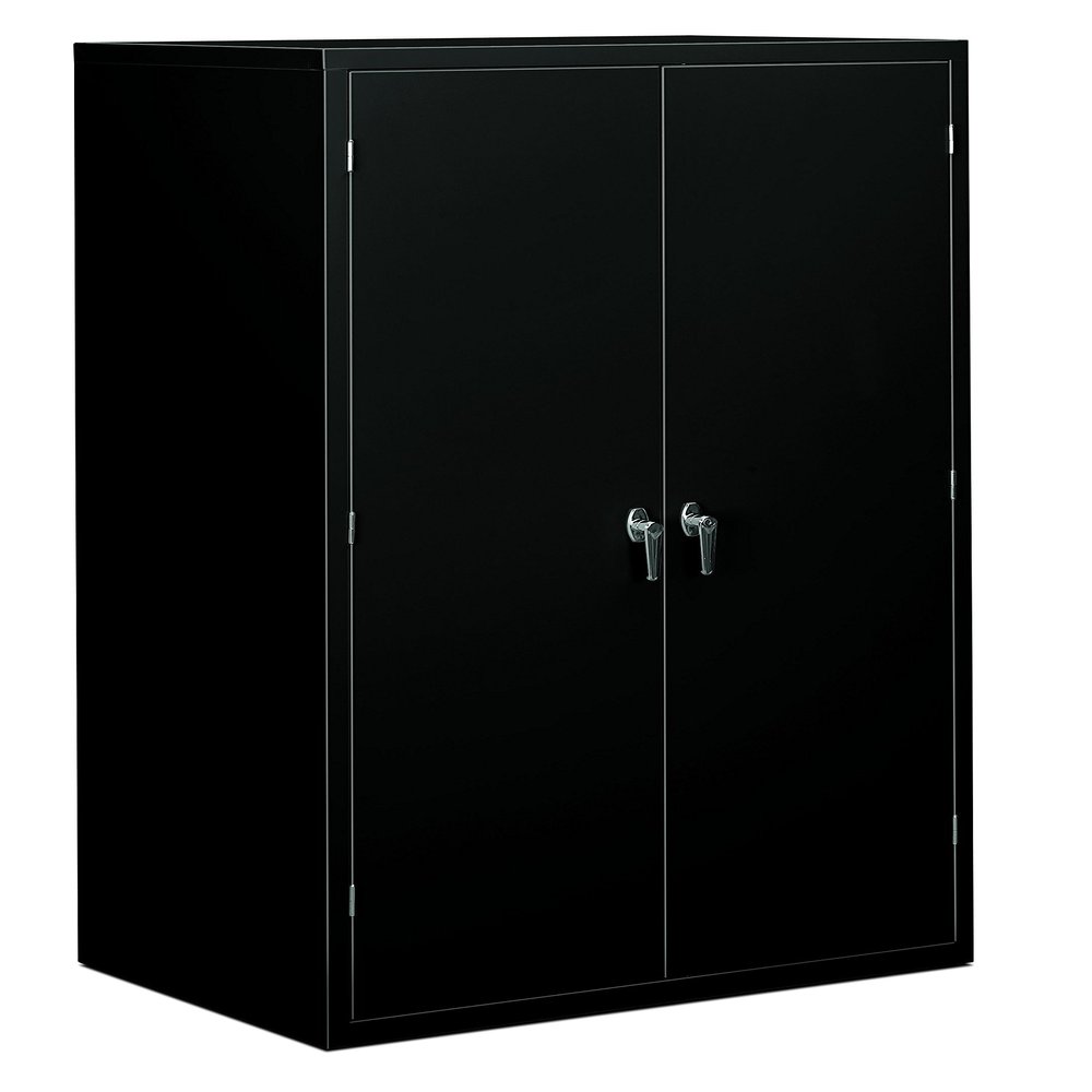 HON Brigade Series Five-Shelf Storage Cabinet - High Storage Cabinet, 36w by 24d by 72h , Black (HSC2472)