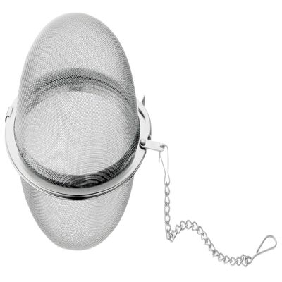 WMF Gourmet Tea Strainer 5 cm, Tea Ball with Chain, Tea Infuser, Spice Strainer, Spice, Polished Cromargan Stainless Steel, Dishwasher Safe