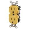 Marinco 5262CRR Receptacle, 15A 125V, Yellow view 1