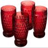 Villeroy & Boch Boston Old-Fashioned Glasses Set of 4, Red view 2