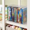 STORi Stackable Clear Plastic DVD Organizer with Rubber Feet | Rectangular Holder Perfect for Theater Room | Holds up to 14 Standard DVD Cases | Made in USA view 4