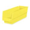 Akro-Mils Small Parts Shelf Bins - 2-3/4 X11-5/8 X4" - Yellow - Lot of 24 view 1