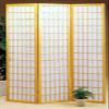 3 Panel Natural Framed Screen view 1