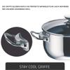 Berndes Injoy Special Edition Saut Pan 20cm  with Glass Lid Silver view 3
