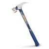 ESTWING BIG BLUE Framing Hammer - 25 oz USA Made Straight Rip Claw Hammer with Forged Steel Construction & Shock Reduction Grip - E3-25S view 1
