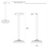 Gatco 1436MX, Freestanding Toilet Paper Holder, 22 H, Matte Black/Floor Standing Weighted Base Toilet Paper Holder Stand view 3