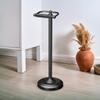 Gatco 1436MX, Freestanding Toilet Paper Holder, 22 H, Matte Black/Floor Standing Weighted Base Toilet Paper Holder Stand view 4
