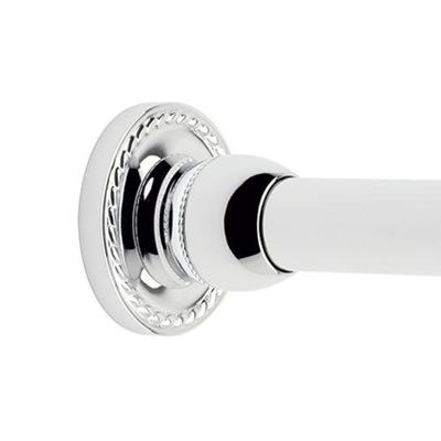 Ginger Canterbury Straight Shower Rod Brackets (1 pair) - 1539B/SN - Satin Nickel - Brackets only