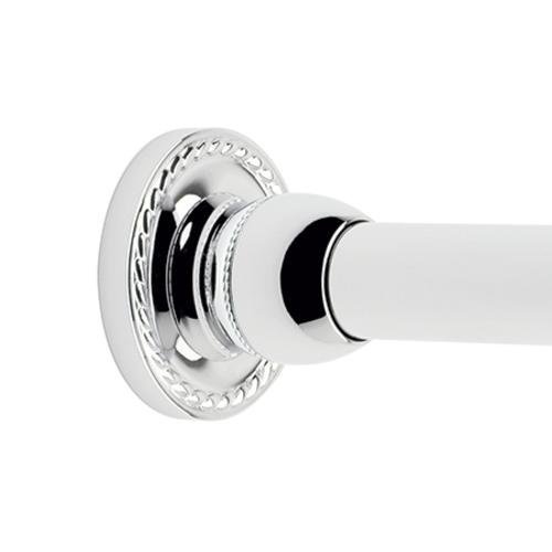 Ginger Canterbury Straight Shower Rod Brackets (1 pair) - 1539B/SN - Satin Nickel - Brackets only
