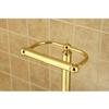 Kingston Brass CC2002 Vintage Freestanding Toilet Paper Holder, Polished Brass view 2