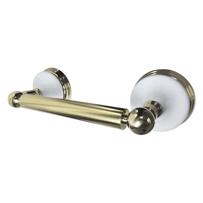 Kingston Brass BA1118PB Victorian Toilet Paper Holder, Polished Brass,6-1/2-Inch Length