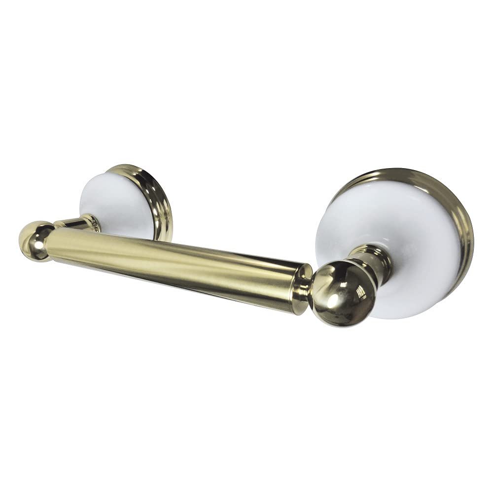 Kingston Brass BA1118PB Victorian Toilet Paper Holder, Polished Brass,6-1/2-Inch Length
