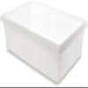 Carlisle FoodService Products Storplus Food Storage Container with Stackable Design for Catering, Buffets, Restaurants, Polyethylene (Pe), 8.5 Gallon, White view 1