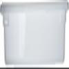 Carlisle FoodService Products Storplus Food Storage Container with Stackable Design for Catering, Buffets, Restaurants, Polyethylene (Pe), 8.5 Gallon, White view 3
