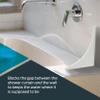 EZ-FLO 7 x 9 Inch White Bathroom Shower Splash Guard, Pack of 2, 15266 view 3