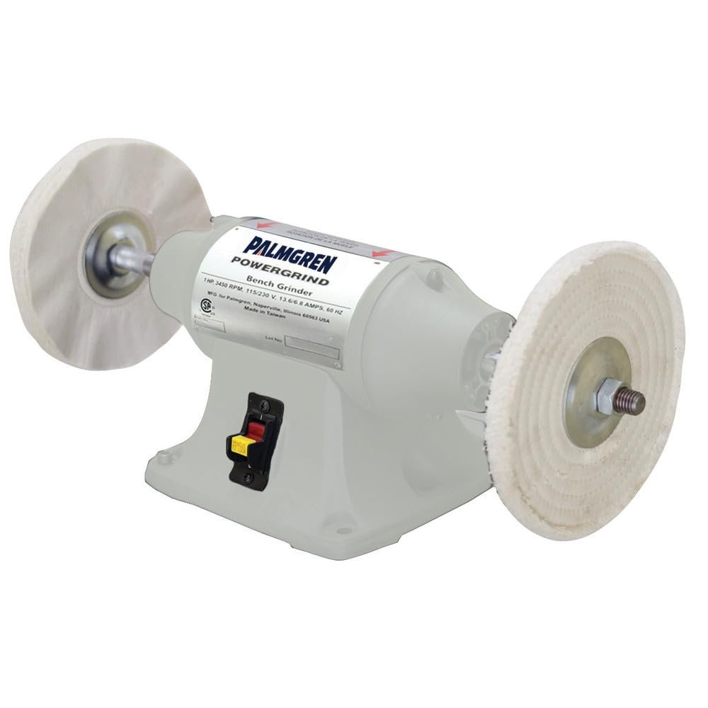 Palmgren 82083 3/4HP, 115/230V POWERGRIND Buffer, 8-Inch
