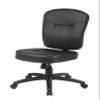 Boss Office Products Leather Adjustable Task Chair Without Arms, Black, B563 view 4