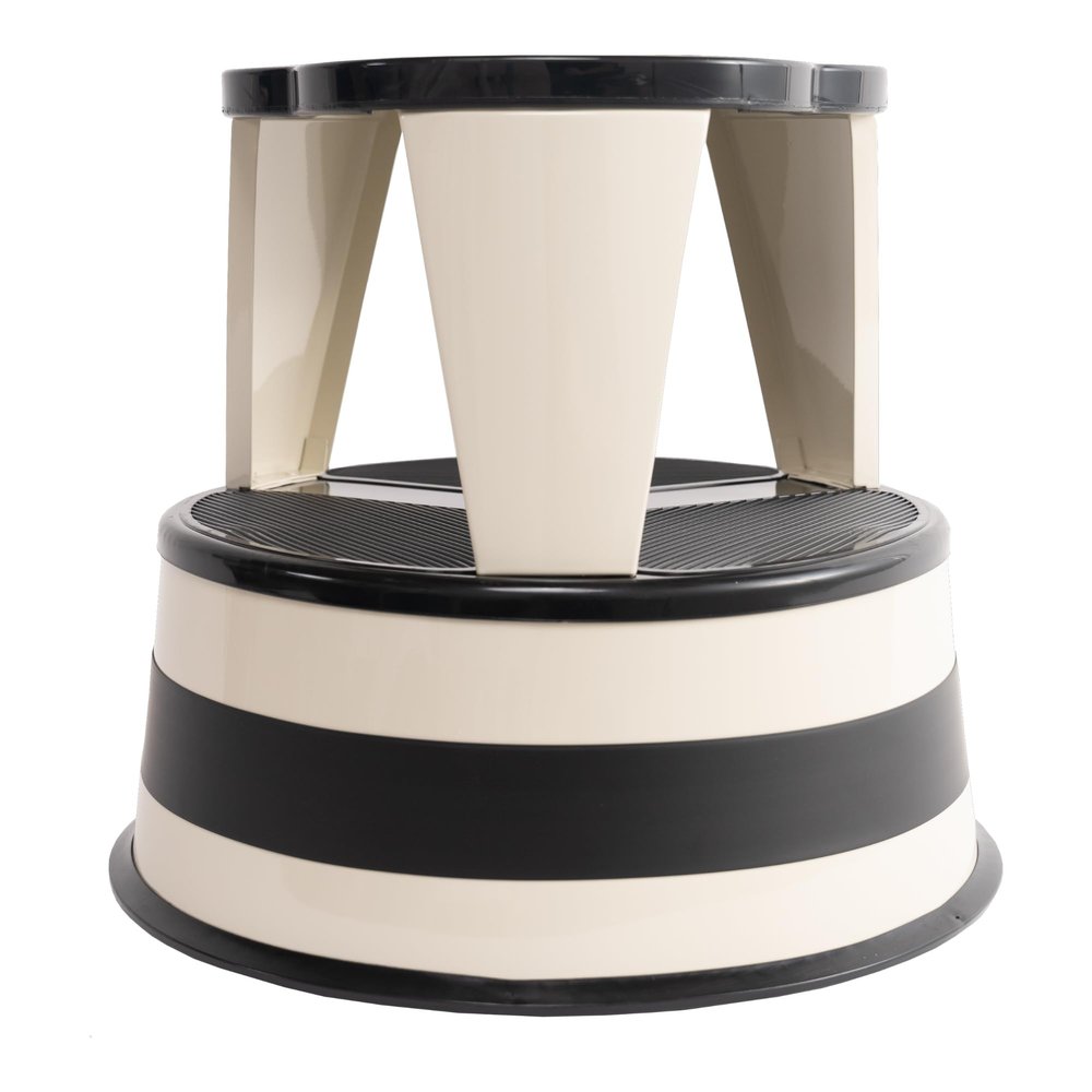 Cramer Kik Step Steel Step Stool - Two Step Stool, Holds 350 lbs (Beige)