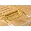 Kingston Brass CC2152 Claw Foot Bath Tub Shelf, Polished Brass view 3