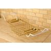 Kingston Brass CC2152 Claw Foot Bath Tub Shelf, Polished Brass view 4