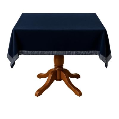 Baron Barclay Deluxe Suede Square Table Cover - 44" - Navy