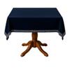 Baron Barclay Deluxe Suede Square Table Cover - 44" - Navy view 1