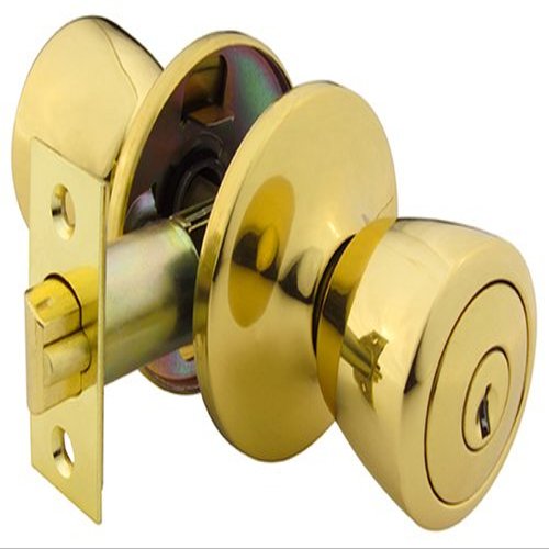 Yale 700RT-C3-4 Security Barricade Tulip Entry Knob, Polished Brass