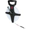 Champion Sports Open Reel Measuring Tapes  Durable Hand Crank with Metal Spike, Dual-Sided Feet & Meters, Perfect for Track & Field and Long Jump, 400 Feet/120 Meters view 2
