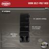 Bucket Boss - Work Belt - Poly Web, Belts & Suspenders (55147), Black view 2
