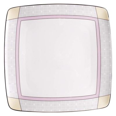 Noritake Aria Platinum Square Dinner Plate