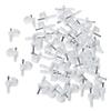 ClosetMaid 1770 Wire Shelving Back Wall Clips for Drywall Installation, 48 Pack, White view 1