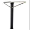 Waddell Manufacturing GTL29 29" Black Enamel Folding Table Leg view 1