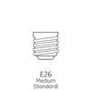 GE Incandescent Party Light Bulb, A19 Light Bulb, 25-Watts, Medium Base, Green Light Bulb, 1-Pack, Party Lights view 4