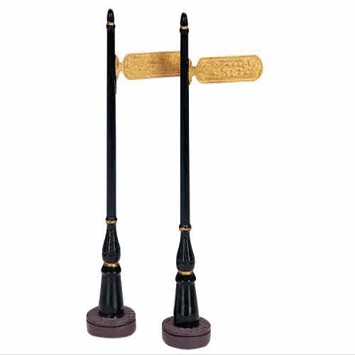Lemax 34893 Village Collection Accessory - Figurine Accessories "Street Sign" (set of 2)