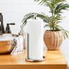 RSVP International Countertop Paper Towel Holder Kitchen Collection, Chrome, 6x13.75" view 4