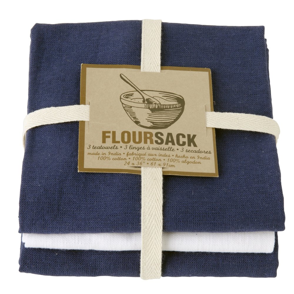 Now Designs Floursack Set, Indigo