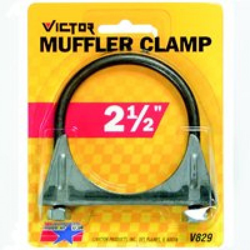 Victor Muffler Saddle Camp 2-1/2" 13 Ga. Steel