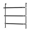 Haku Mbel Door Towel Holder, Black, 21 x 55 x 78 cm view 1