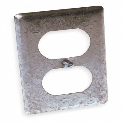 Electrical Box Cover, Square, 4-1/4 in.