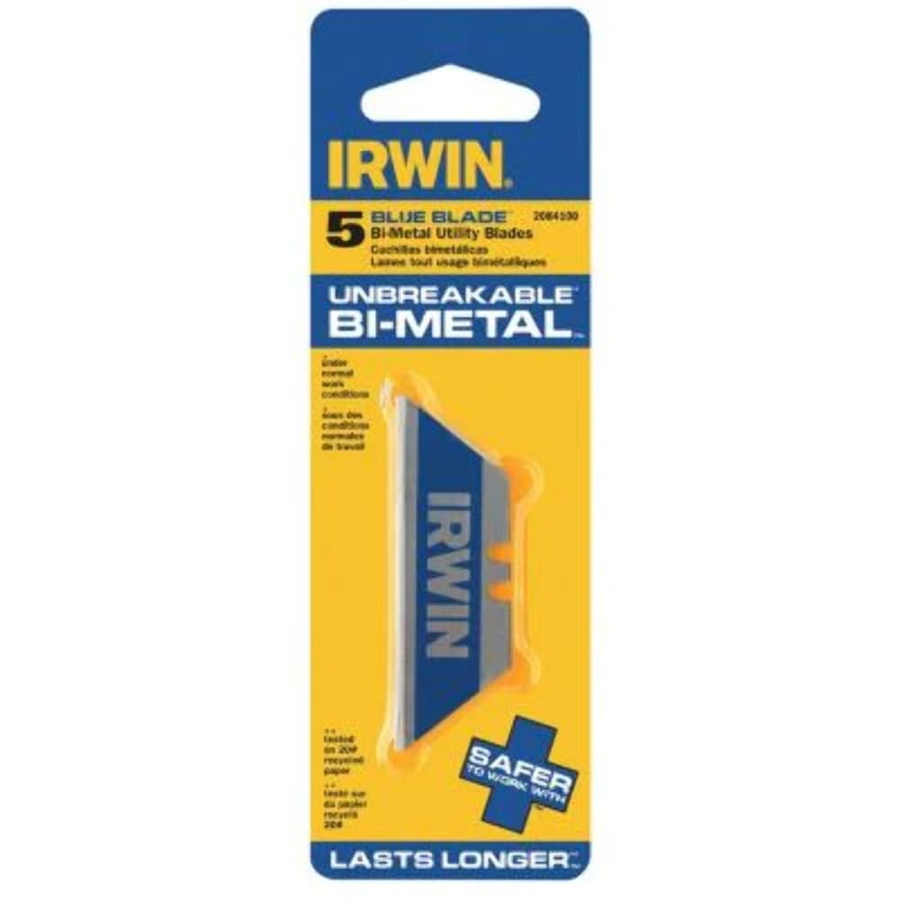 Irwin 2084100 Bi-Metal Blue Blades 5 Count