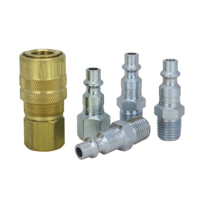 Milton - S211 Industries S-211 1/4" NPT M Style Coupler and Plug Kit - 5 Piece