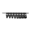 Genius Tools 8 Piece 1/2" Dr. SAE Swivel Impact Socket Set TG-408S view 3