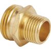 Best Garden 3/4 In. MHT x 1/2 In MPT Brass Non-Swivel Hose Connector - 1 Each view 1