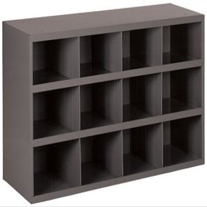 Bin Unit, 12 Bins, 33-3/4x12x23-7/8 in.