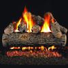 Peterson Real Fyre 18-inch Golden Oak Designer Plus Log Set With Vented Natural Gas G4 Burner - Match Light view 1