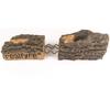 Peterson Real Fyre 18-inch Golden Oak Designer Plus Log Set With Vented Natural Gas G4 Burner - Match Light view 3