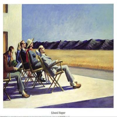 New York Graphics People in the Sun by Edward Hopper 14"x11" Art Print Poster