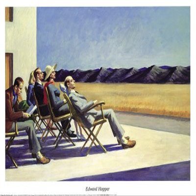 New York Graphics People in the Sun by Edward Hopper 14"x11" Art Print Poster
