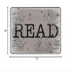 Flagship Carpets Read Children's Educational Rug for Home Learning Area and Playroom Mat, Kids Bedroom, and Classroom Carpet, 4' x 6', Grey view 3